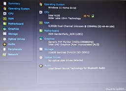 Vand laptop Acer Aspire A315--Intel N100 Turbo Speed 3.4 GHz--4GB RAM DDR5--SSD — miniatură 2