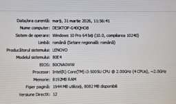 Vand laptop Lenovo--Intel i3-5005U--8GB RAM--SSD--Baterie 5 ore — miniatură 7